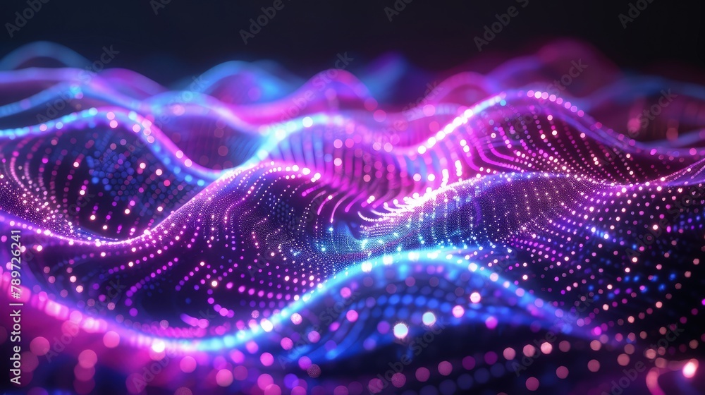 Cosmic Rave. Psychedelic visuals and pulsating lights create an otherworldly party atmosphere. Universe background.