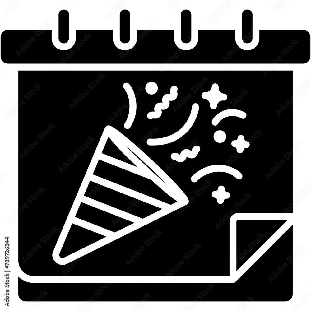 Fototapeta premium Party Planner Icon