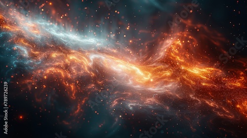 The Interconnectedness of Cosmic Bodies Through Vast Networks of Galactic Filaments. Cosmic Nexus. photo