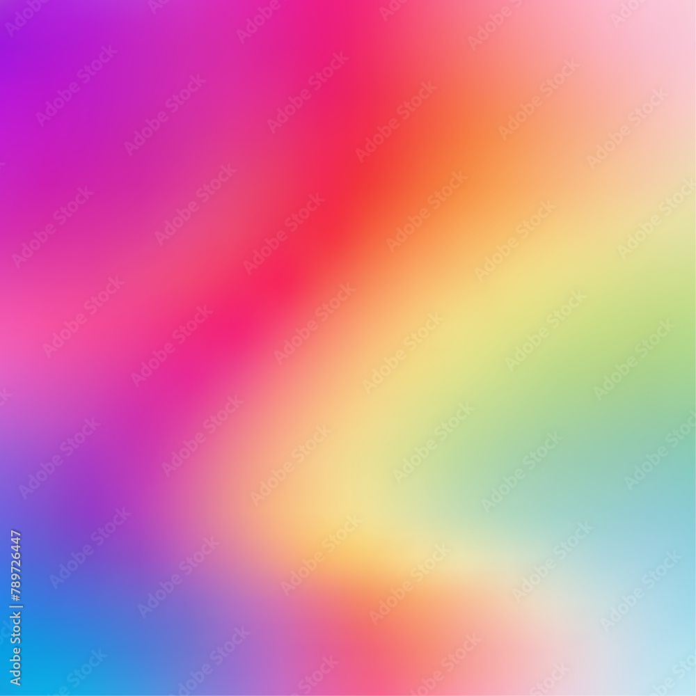 Colorful Gradient Mesh Vector Abstract Background