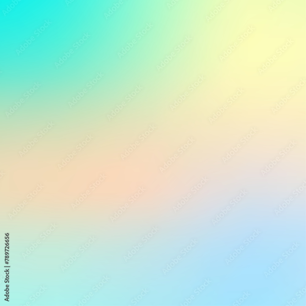Pastel Colors Vector Gradient Background with Soft Blur Effects