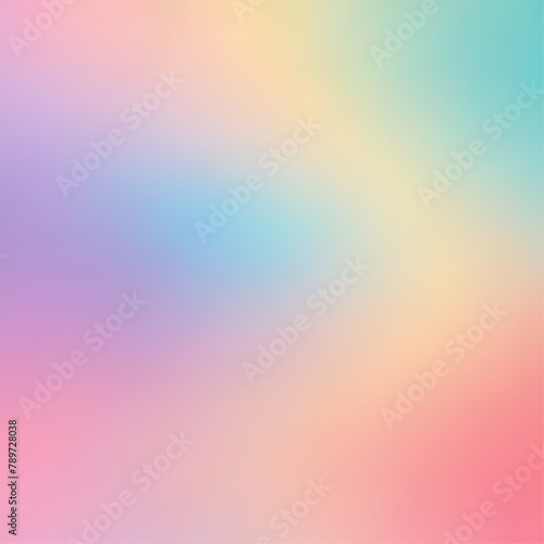 Dreamy Pastel Colors Vector Gradient Background Artwork