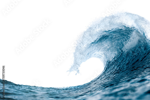 Tablou pe pânză Ocean wave png border, transparent background