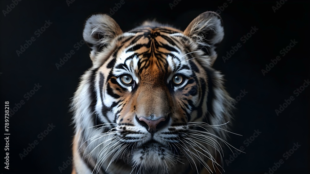 A Gaze from the Brink: The Vanishing Majesty. Concept Nature's Elegance, Wildlife Conservation, Capturing Beauty, Endangered Species, Ethereal Landscapes