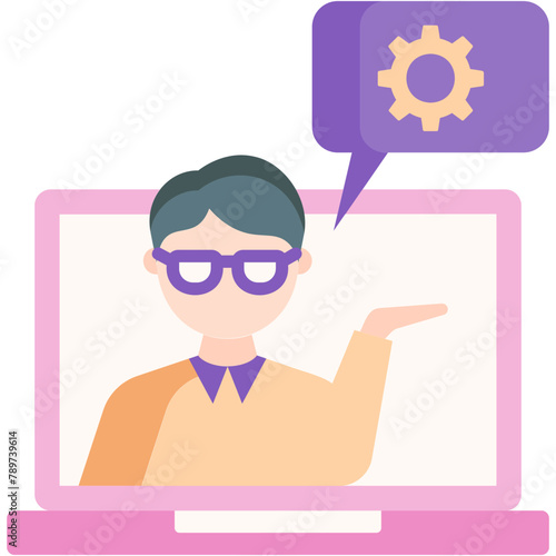 Online Mentoring Icon