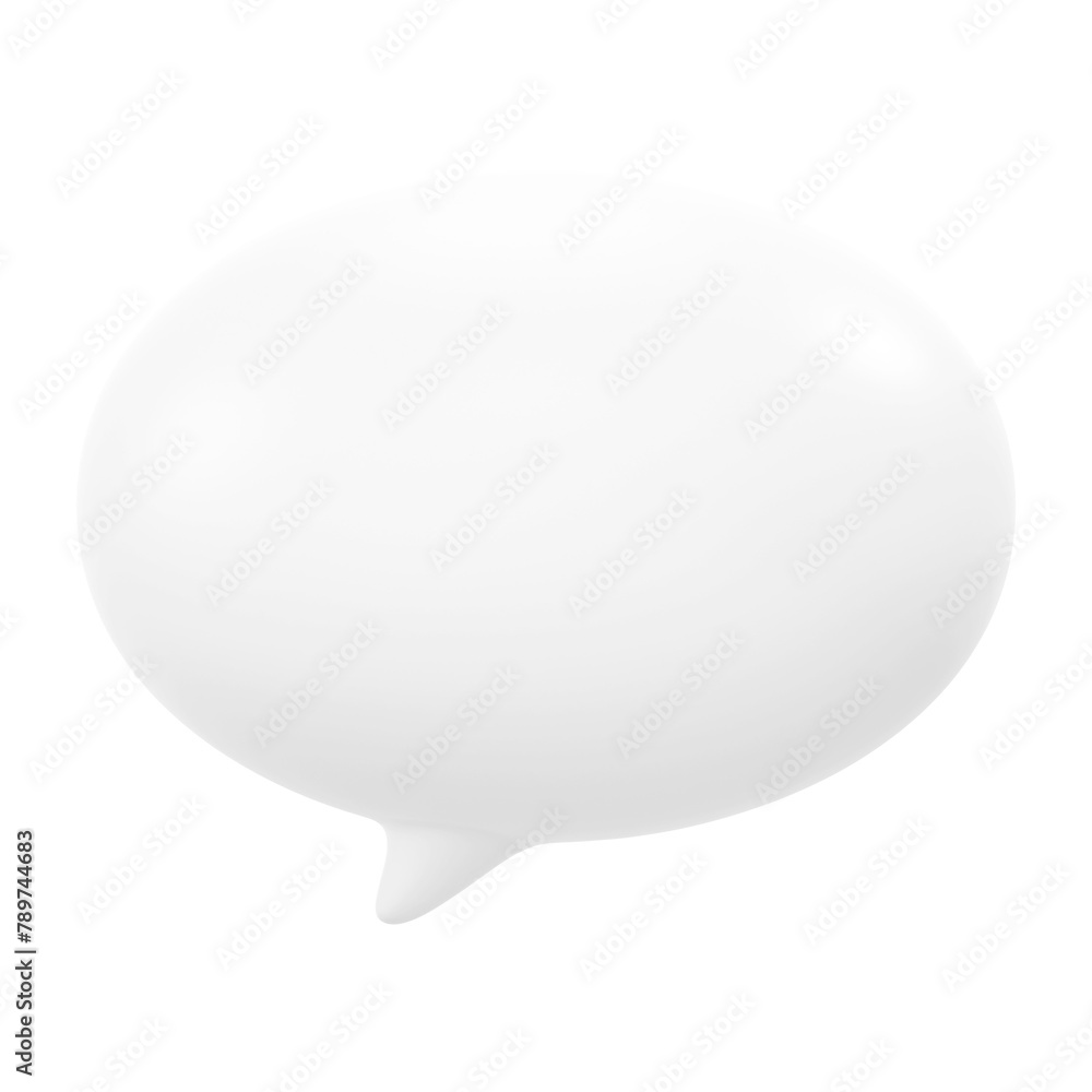 Speech bubble icon png sticker, 3D minimal illustration, transparent background Speech bubble icon png sticker, 3D minimal illustration, transparent background