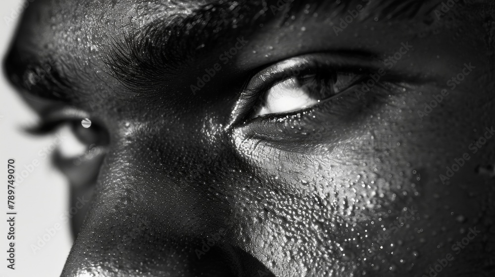 The spiky texture of a five oclock shadow on this mans face lent him a rebellious and edgy aura. . The spiky texture of a five oclock shadow on this mans face lent him a rebellious and edgy aura. .