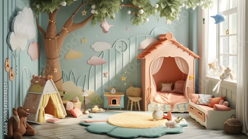 magical world for your little one with whimsical decorations and cozy furniture