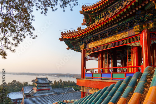Overlooking Kunming Lake in Summer Palace, Beijing