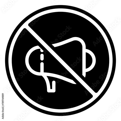 ads block icon, glyph icon style