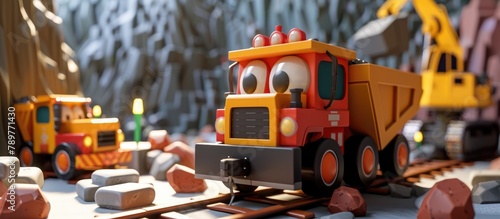 Toy Trucks and Heavy Machinery Simulate Underground Mining Techniques for Safety and Optimization