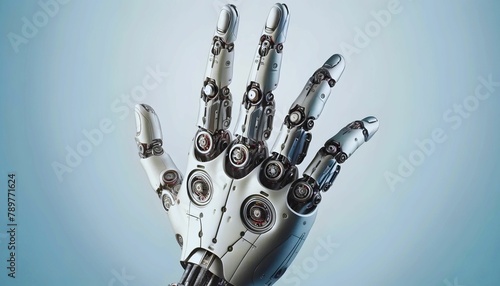 Robot hand on background © Onn Tara
