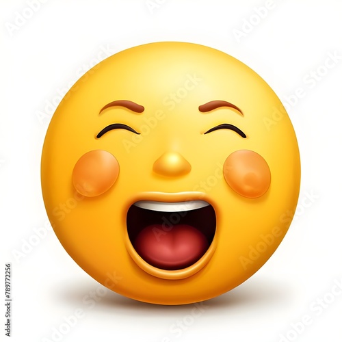 3d smiley face emoji expression fun sad joy sign design head button comic character cheerful 
