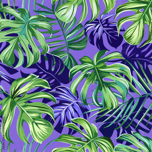 Tropical monstera