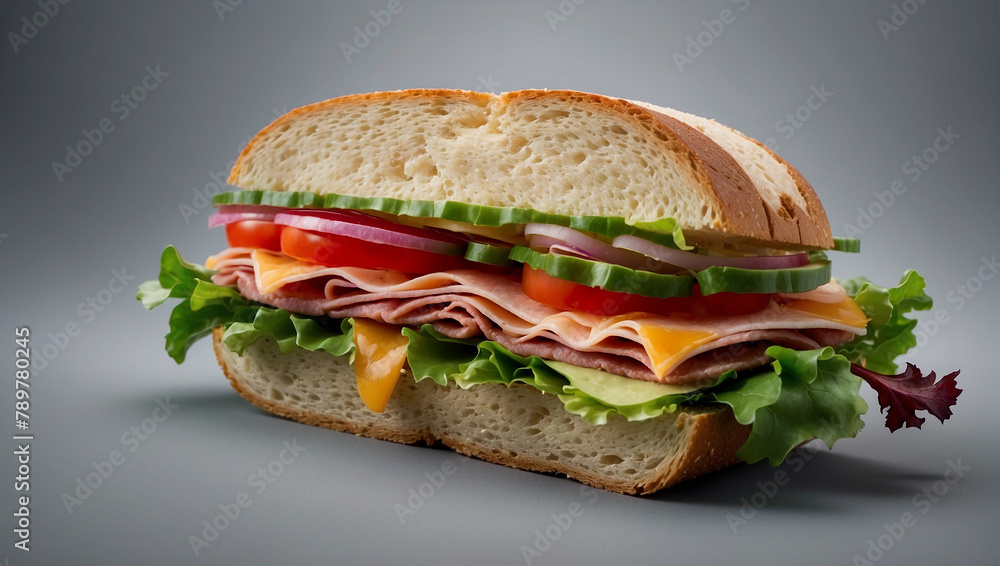 sandwich without background
