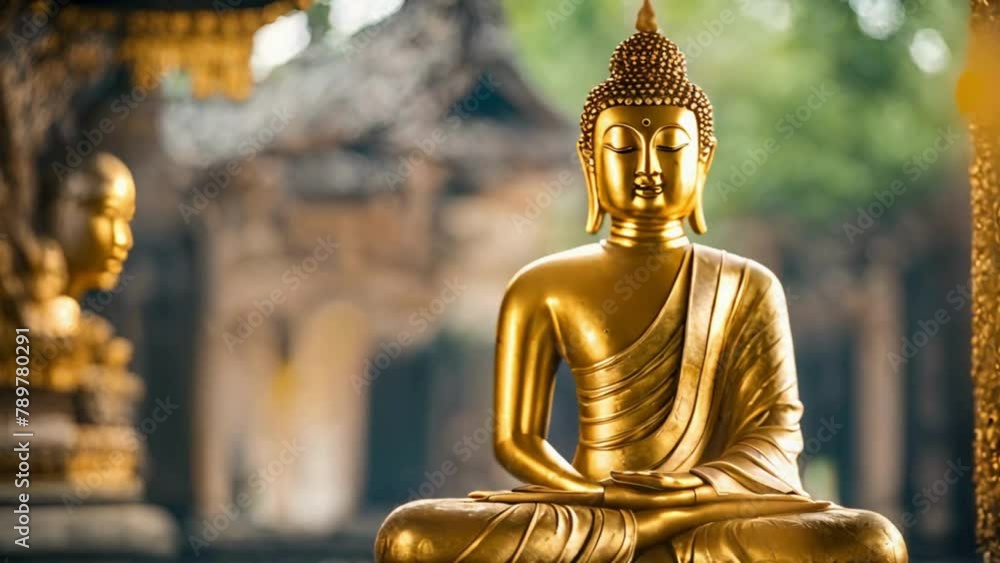 Buddha golden days in meditation Buddha golden days in meditation