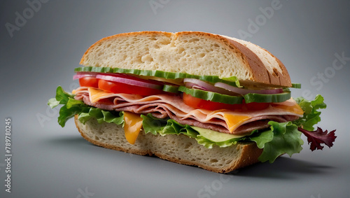 sandwich without background