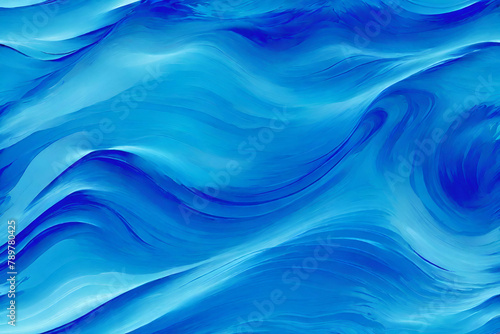 neon Blue waves abstract background texture