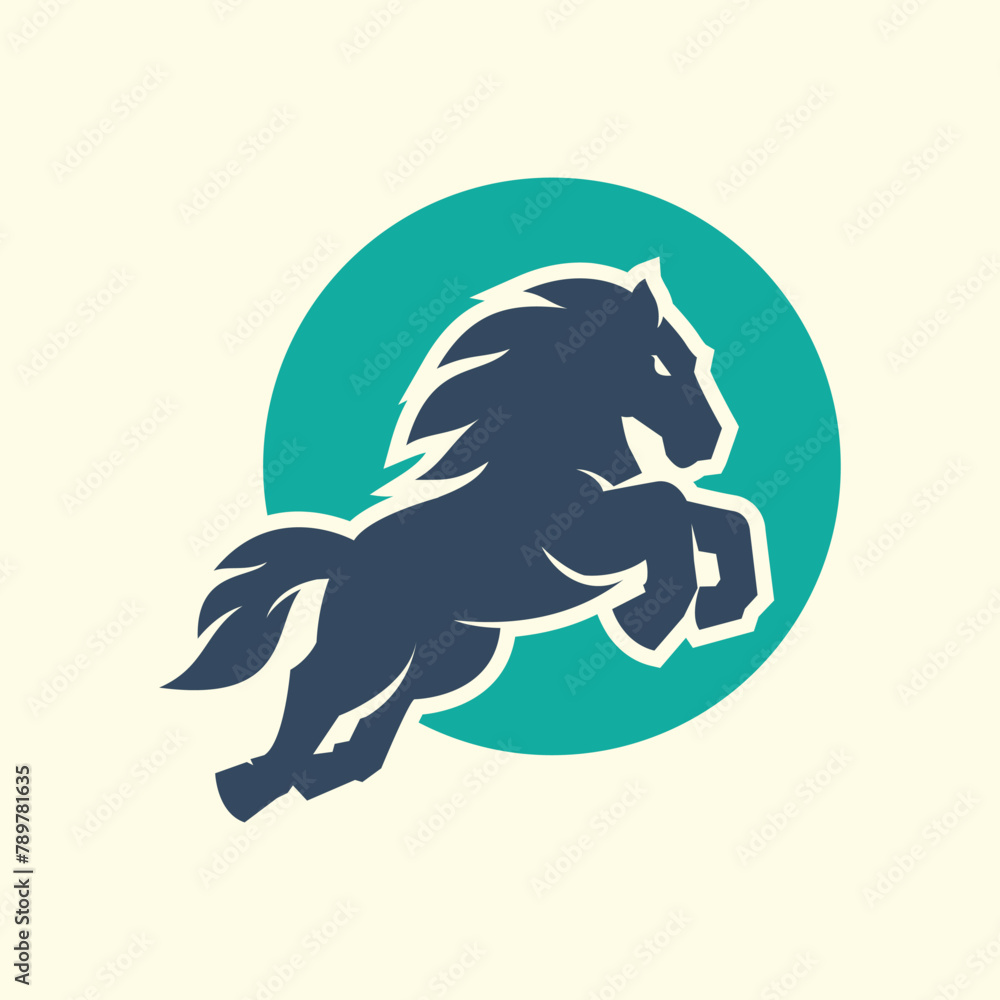 Black Horse Icon Logo vector Black Horse Icon Logo vector