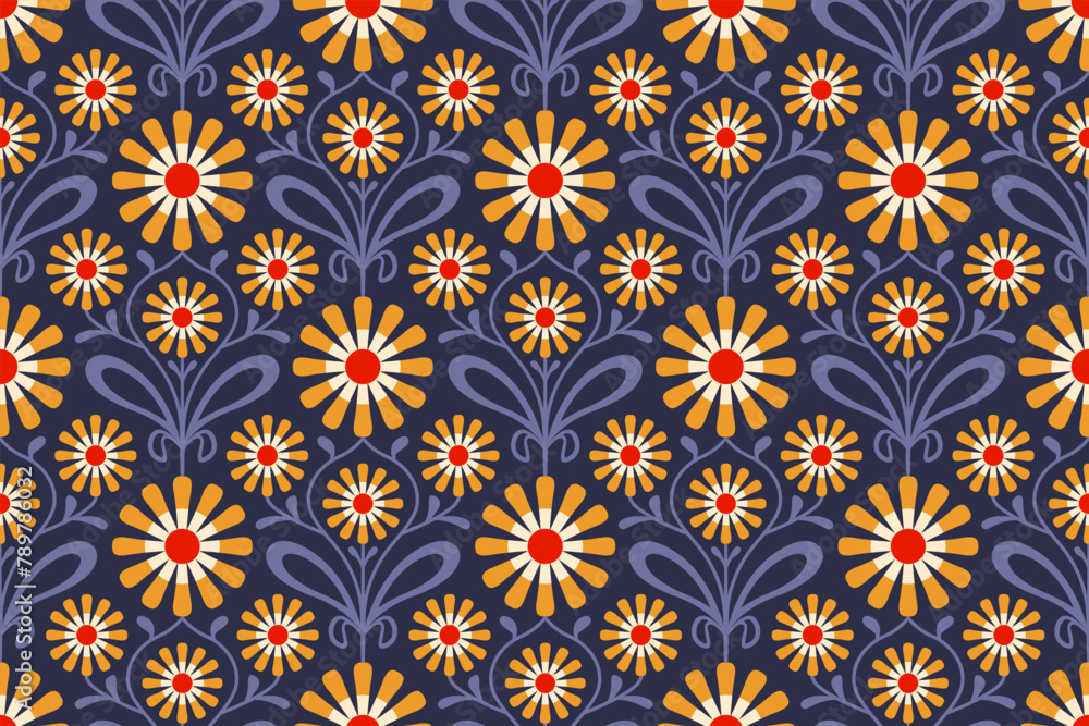 Fabric Prints' Beauty. Seamless Patterns with Mosaic Ornaments Fabric Prints' Beauty. Seamless Patterns with Mosaic Ornaments