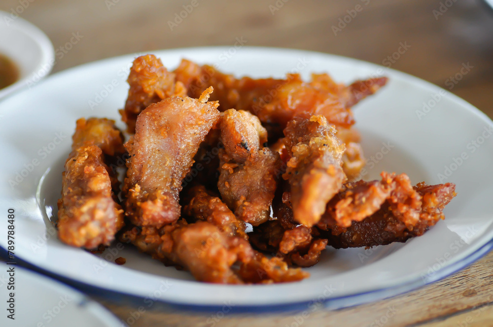 deep fried pork, pork or fried pork