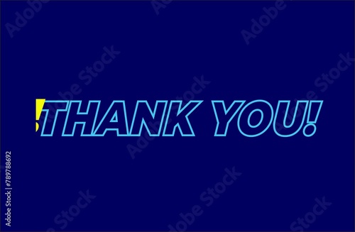 Thank you Text animation