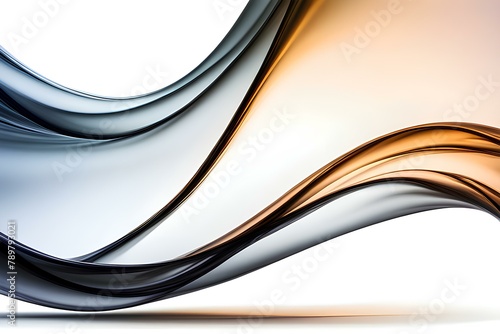 glowing glass wave abstract background, backgrounds © Jack