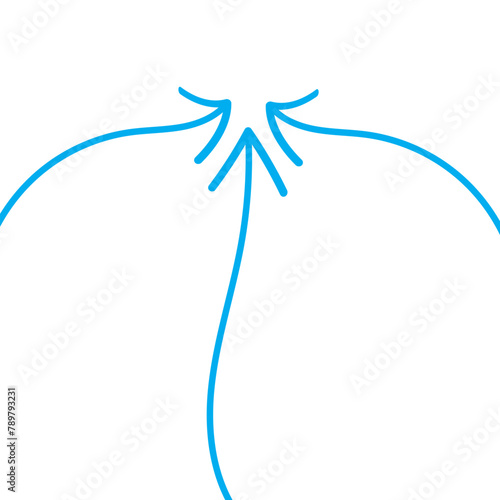 Different 3 black Arrows icons, vector set. Abstract elements for business infographic. Up trend. Illustrations for Web or polygraphy Design. vector illustration design elements.