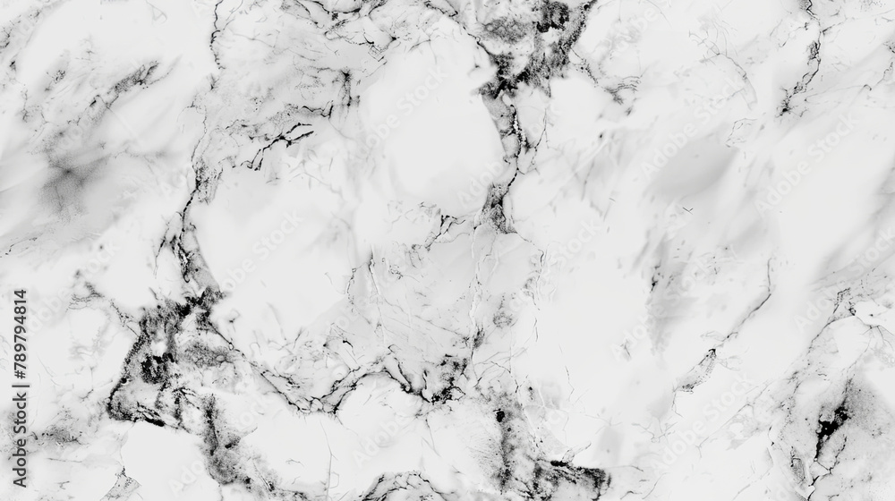 Seamless tileable white marble background texture. Generative AI Seamless tileable white marble background texture. Generative AI