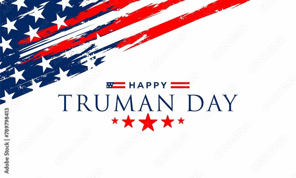 Truman Day. A holiday to celebrate concept vector illustration. Truman Day. A holiday to celebrate concept vector illustration.