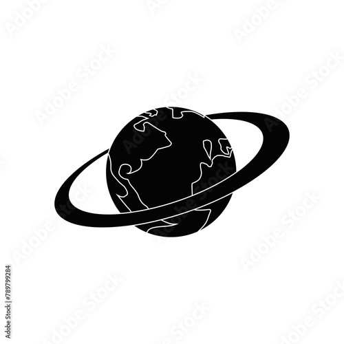 globe icon web isolated on white background