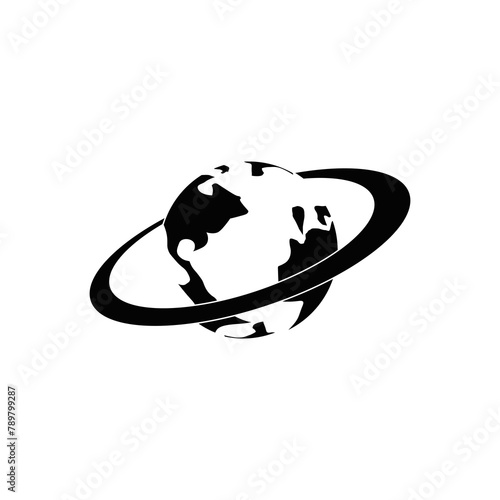 globe icon web isolated on white background