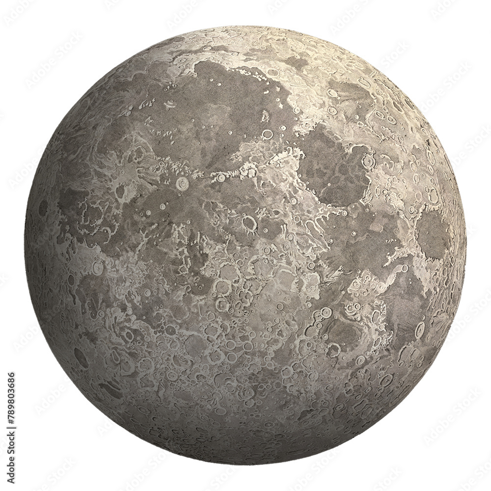 PNG The moon planet, galaxy illustration, transparent background Stock