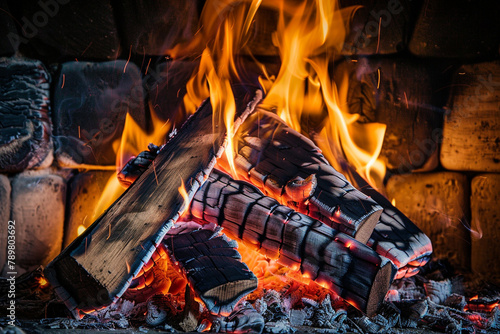 An HD photograph capturing the mesmerizing beauty and power of a roaring fire icon, with intense flames reaching skyward and illuminating the clean background.