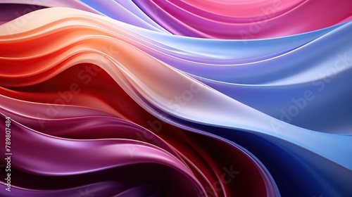 abstract colorful background with smooth lines in blue, red and purple colors