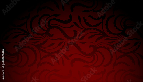 eye catching retro floral ornate texture backdrop design