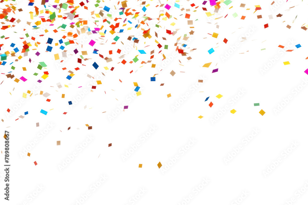 PNG Confetti overlay effect, transparent background