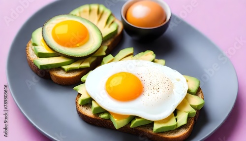 Avocado-and-egg-toast-for-breakfast