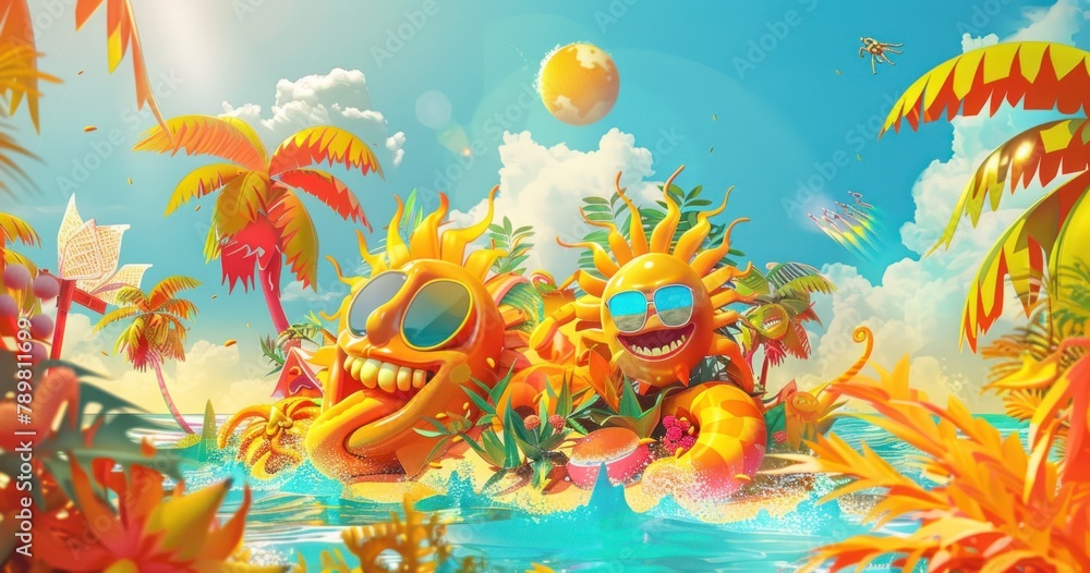 art Illustration Summer art Illustration Summer