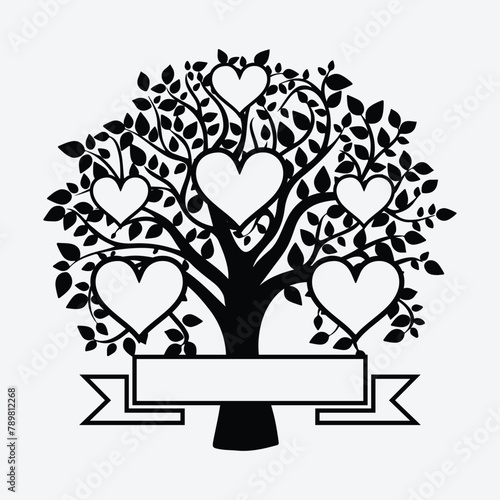 Family Tree Laser Cut Design
