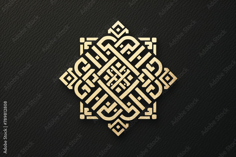 An intricate logo design inspired by cultural motifs.