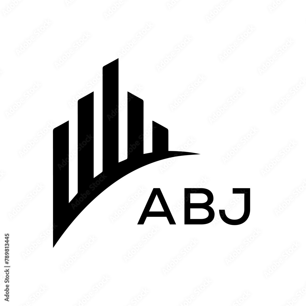 ABJ  logo design template vector. ABJ Business abstract connection vector logo. ABJ icon circle logotype.
