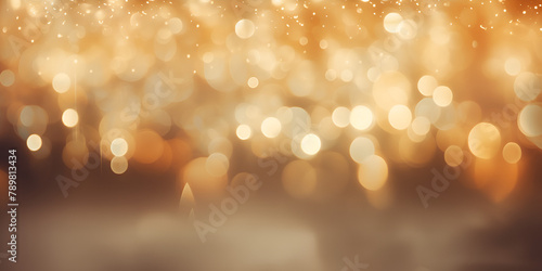 background  Abstract sunburst landscape background with bokeh lights  Abstract background images wallpaper ai generated  Soft bokeh light on gold gradient background with Generative AI