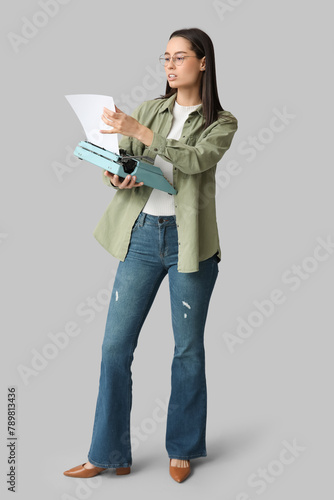 Beautiful young woman with ...