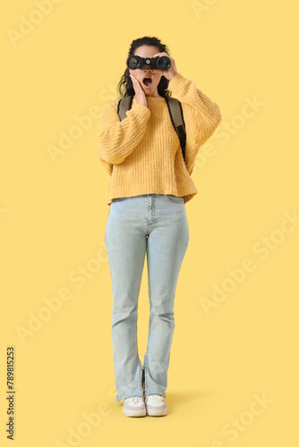 Shocked female African-Amer...