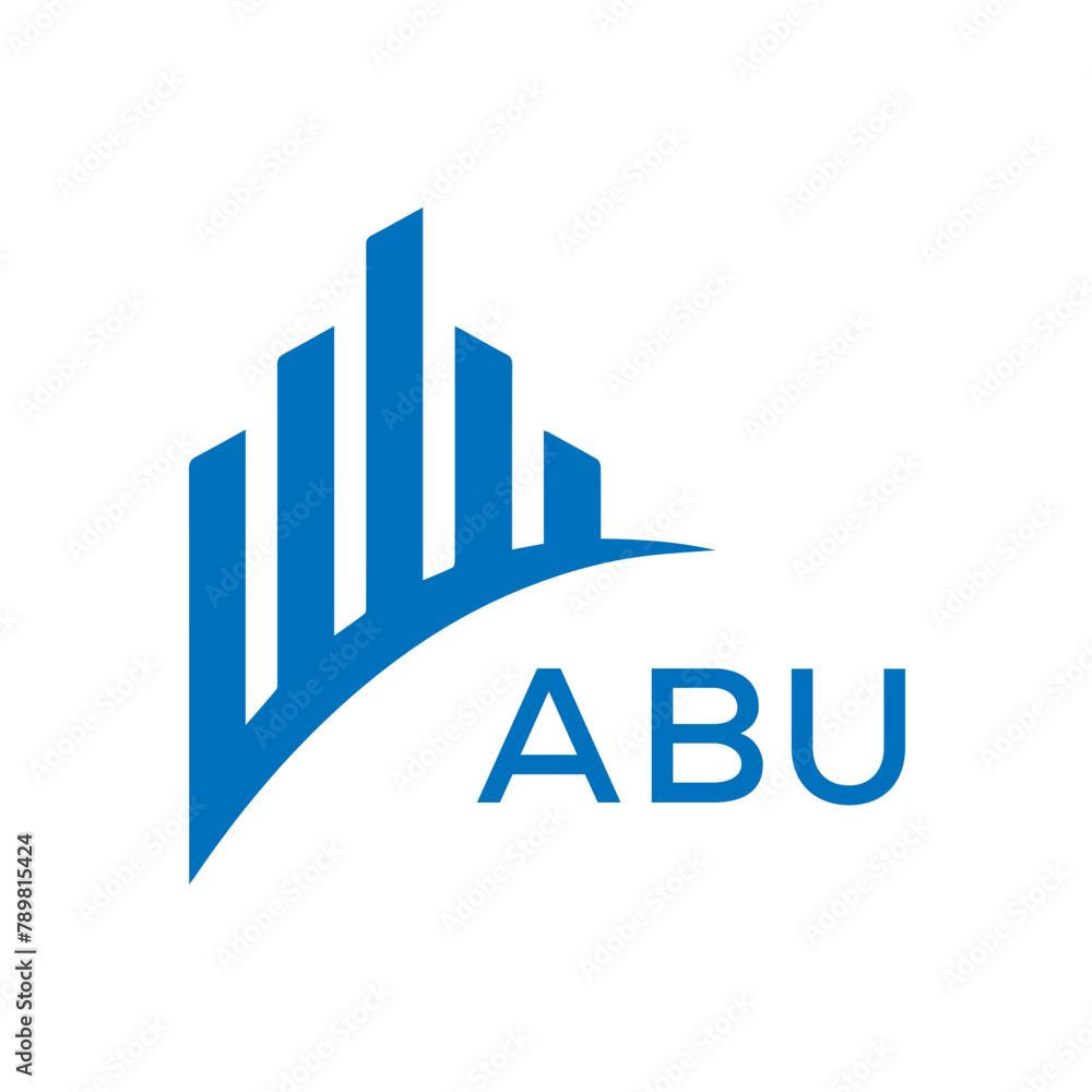 ABU  logo design template vector. ABU Business abstract connection vector logo. ABU icon circle logotype.
