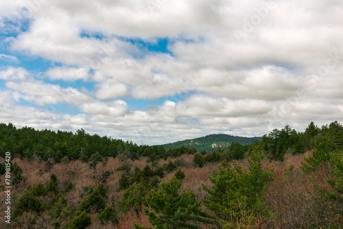 clouds over the mountains