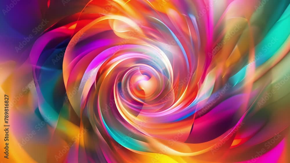 Soft defocused patterns of swirling colors reminiscent of the everchanging view through a kaleidoscope. . Soft defocused patterns of swirling colors reminiscent of the everchanging view through a kaleidoscope. .