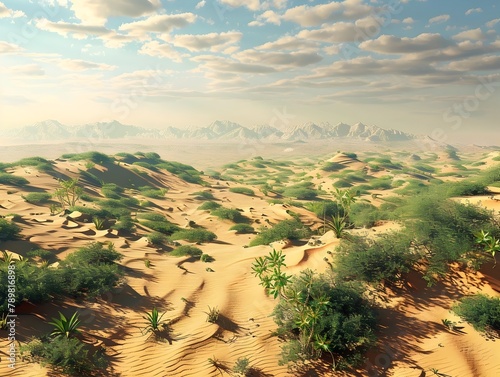 Desertification Crisis: Once Fertile Lands Now Scorched Earth due to Unsustainable Practices photo