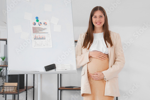Beautiful pregnant business...